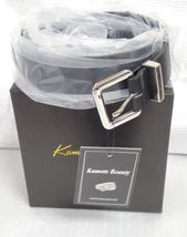 Women's Adjustable 46" (M) Black Belt Kamots Beauty Rhinestone Flower image 3