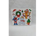 Vintage 2002 Sesame Street Jumbo Stickers Holiday Fun Set Colorbok Memor... - $21.77