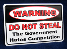 Do Not Steal *Us Made* Embossed Warning Sign Man Cave Garage Bar Shop Wall Decor - $15.75