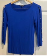 Women&#39;s Top Brand: Cable &amp; Gauge Size: Small Color: Royal Blue Long Sleeves - £16.51 GBP