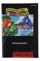 Super Mario World 2 Yoshi&#39;s Island Super Nintendo SNES Video Game Manual Only - £7.02 GBP