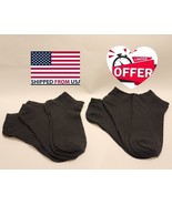 Unisex 6 Pairs Solid Socks, Soft &amp; Lightweight  Thin, Low Cut Ankle Sock... - $12.25