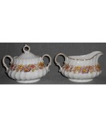 ROYAL DOULTON Bone China MAYFAIR PATTERN Creamer and Sugar Set MADE IN E... - £38.93 GBP