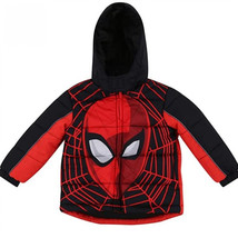 Spider-Man Face Kids Coat Red - £39.53 GBP