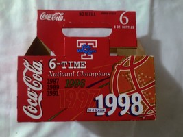 Coca Cola CLassic 6-8OZ Lady Vols 6-Time National Champs Used Carrier Carton - £2.72 GBP