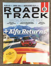 Road &amp; Track Magazine June 2014 Audi A3 BMW 320 Mercedes CLA Lotus Porsche - $3.97