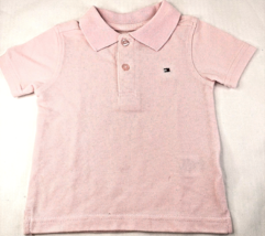 Tommy Hilfiger Rose Short Sleeve Polo 12M Boys Toddler 60% Cotton 40% Poly - $9.90