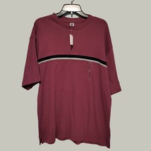 Gap Mens Shirt XL Pullover Maroon Short Sleeve  - £9.34 GBP