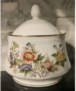 Sugar Bowl &amp; Lid Fleur De Paradis by RANMARU Pristine  - $14.75