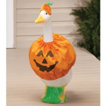 Pumpkin Outfit Costume for 23&quot;H Goose Gone Viral Porch Outdoor Garden Decor - £24.66 GBP