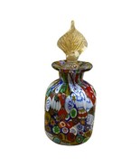 Gabriel Urban Mini Bottle Murano Glass Murrine Leaf White Gold Stopper 3... - €54,16 EUR