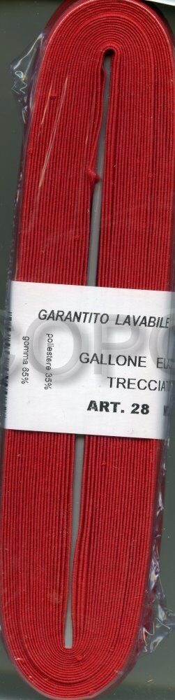 GALLON COLORED ELASTIC TAPE H 22mm BRANCACCIO BROTHERS ART. 28/22-
show ... - $2.13+
