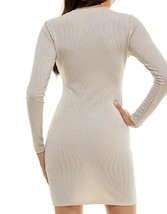 B Darlin Juniors&#39; Crewneck Long-Sleeve Mini Dress, Ofw/sil, SIZE-S - $35.64