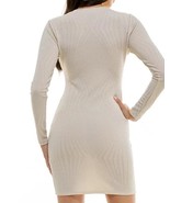 B Darlin Juniors&#39; Crewneck Long-Sleeve Mini Dress, Ofw/sil, SIZE-S - $653.58 MXN