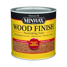 1/2 pt Minwax 22220 Sedona Red Wood Finish Oil-Based Wood Stain - $14.99