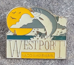 Westport NACO West Resorts Washington Travel Souvenir Lapel Hat Pin Vintage - £7.07 GBP