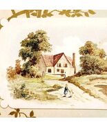 C1900s Victorian Trade Card Beautiful Farm Landscape Lithograph Ephemera... - $28.01 CAD