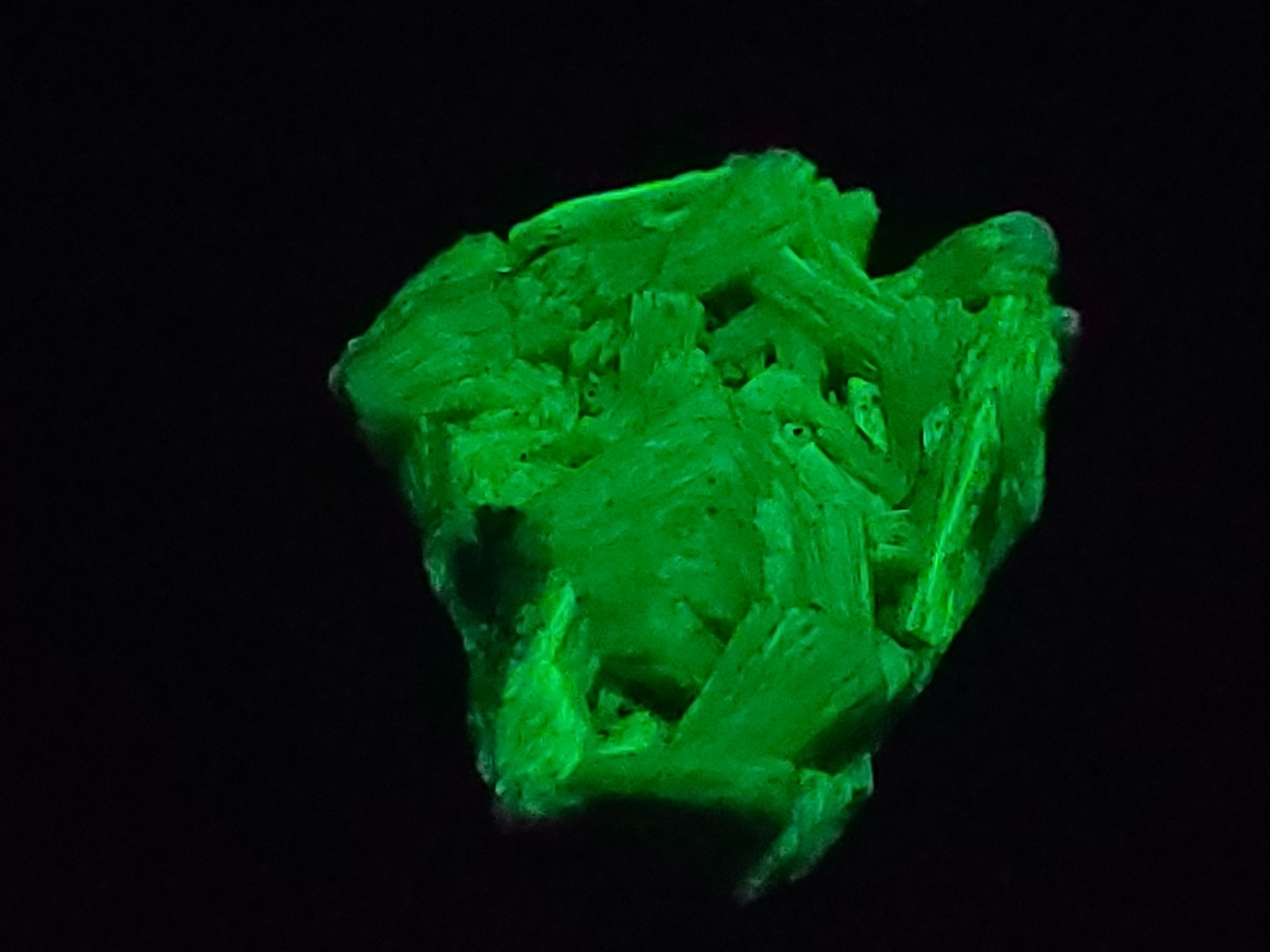 2.2 Gram  Autunite Crystal, Fluorescent Uranium Ore - $35.00