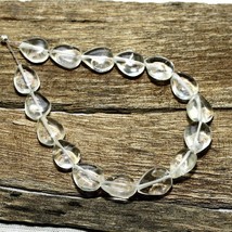 16pcs Natural Crystal Quartz Beads Loose Gemstone Size 9x7mm To 10x7mm 4... - $8.12