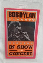 Bob Dylan - Original Vintage In Show Tour Concert Laminate Backstage Pass - $20.00