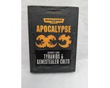Warhammer 40K Apocalypse Tyranids And Genestealar Cults Datasheet Cards - £34.49 GBP