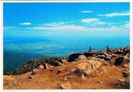 Colorado Springs Colorado Postcard Summit Pikes Peak - £2.32 GBP