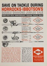 1962 Print Ad H-I Horrocks-Ibbotson Fishing Rods,Reels &amp; Lines Utica,New York - £16.19 GBP