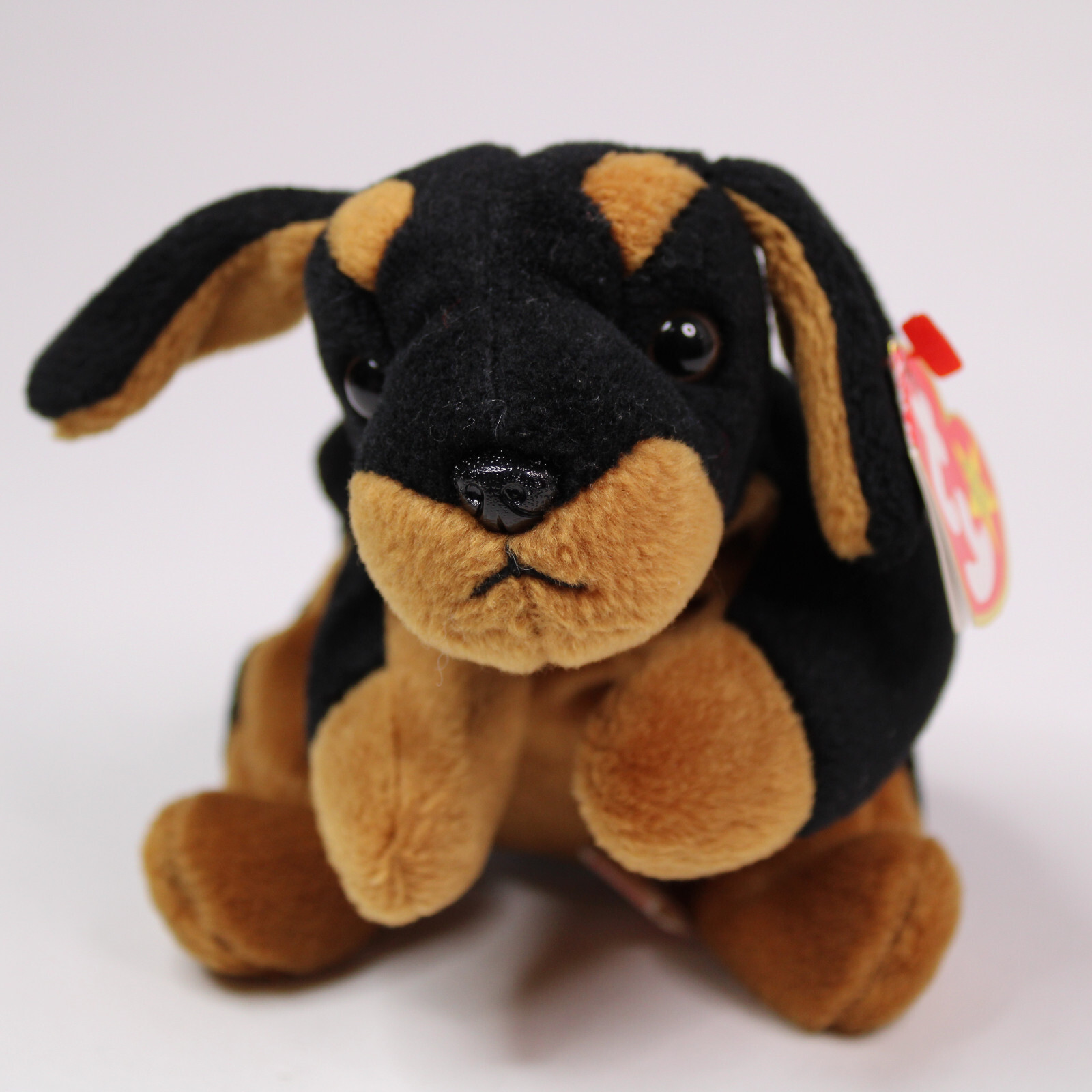 RARE Ty Beanie Baby Doby The Doberman Pinscher DOB October 9. 1996 Brown... - $7.57