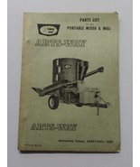 Arts-Way Portable Mixer and Miller Parts List - $9.89