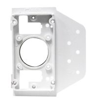 Vaculine Central Vacuum Cleaner White PVC Inlet Mounting Plate - $6.30