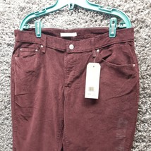 Levis 505 Jeans Womens 14 M 32x32 Brown Straight Regular Fit Ladies Corduroy - £18.16 GBP