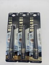 Lot of 3 Milani Matte Eyeliner 0.085oz 150 Black Waterproof Matte Makeup - $18.71