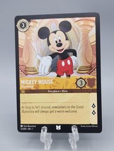 Disney Lorcana- Mickey Mouse True Friend 12/204 Foil The First Chapter! - $3.45