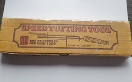 Vintage New OLD Stock RUG CRAFTERS Speed tufting tool rug and tapestry NIB - £18.15 GBP