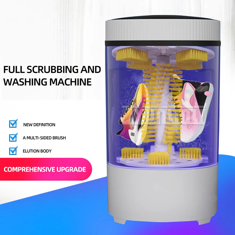 Portable Washing Machine Household Small Brush Shoe Machine Automatic Wa... - $320.03