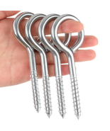 Eye Bolts Screw in - 5 Inch Eye Hooks Screw in Heavy Duty 500LBS Breakin... - $289.73 MXN