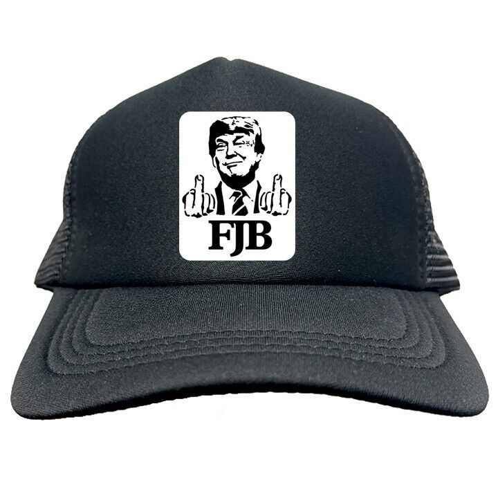 TRUMP FJB Trucker Cap - Foam Baseball Cap Hat Logo Mesh USA HF0010 - $19.99