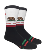 California Republic Bear Flag Socks (Adult Large - Men&#39;s Shoe Sizes 8-12) - $6.44