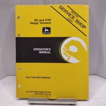 John Deere 162 and 213E Hedge Trimmers Operators Manual OM-TY20787 NOS - £7.39 GBP