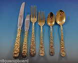 Repousse by Kirk Sterling Silver Flatware Set For 4 Service 25 Pieces Ve... - $1,975.05