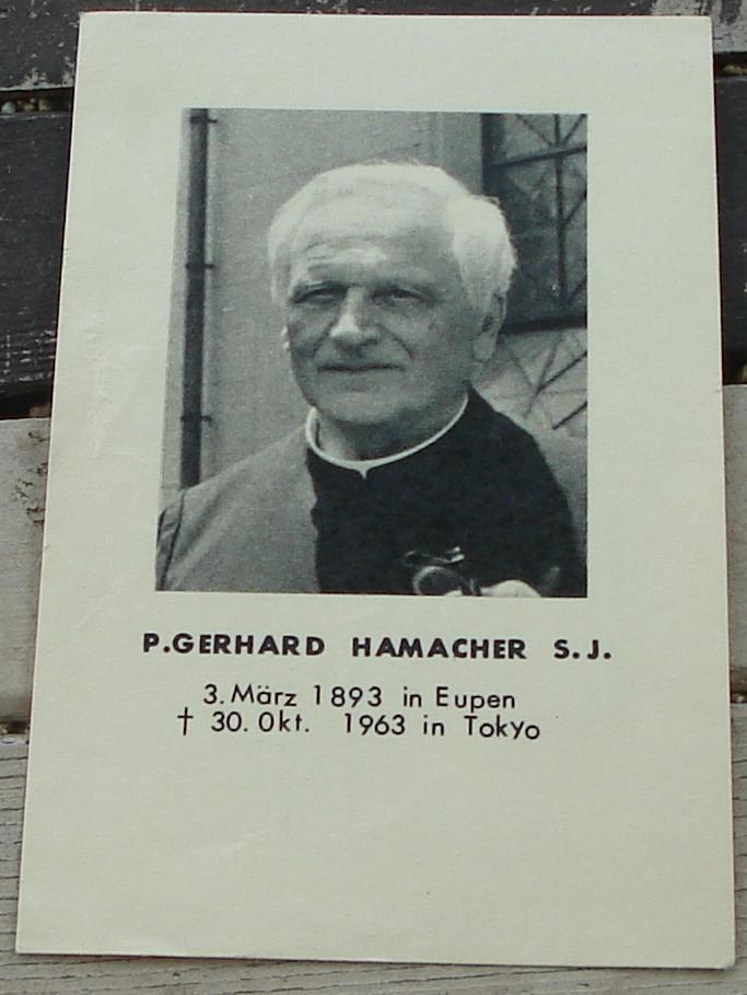 Nice Vintage Memorial Pamphlet 1963 P. Gerhard Hamacher - $0.99