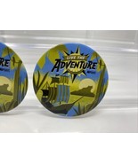Disneyland Live the Adventure AP Days Buttons Pins (2) Collectible Set of 2 - $7.91