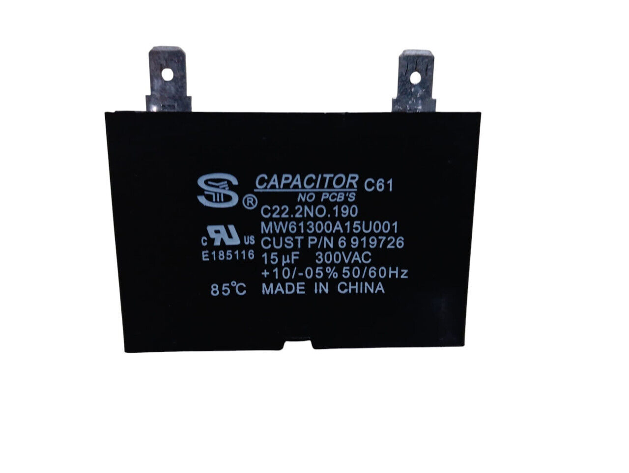 WP99002665  Jenn-Air Diashwasher Capacitor JDB1095AWS - $10.11