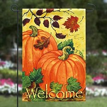 Jetmax Welcome Pumpkin Fall Garden Flag, 12&quot; x 18&quot; - $13.00