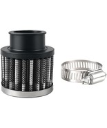 Car Air Intake Filter, 1&quot; 25mm Inlet Valve Cold Air Intake Filter Carbon... - $165.32 MXN