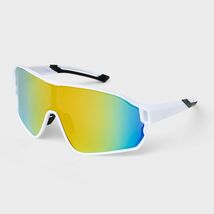 Pride Adult Visor Shield Sunglasses Rainbow Mirrored - $225.33 Pride Adult Visor Shield Sunglasses Rainbow Mirrored - $225.33 MXN