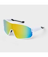 Pride Adult Visor Shield Sunglasses Rainbow Mirrored - $225.33 MXN