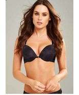 St. Even Black Bra Front Closure Racer Back Push Up Underwire 36B Import... - $35.00