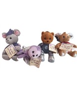 Precious Moments  Get With The Program Plush Lot Of 4 (Mouse, Spider, Be... - £29.01 GBP