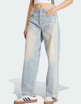 adidas Originals Dad Jeans Women's Casual Pants Fashion Lifestyle Blue K... - $188.91